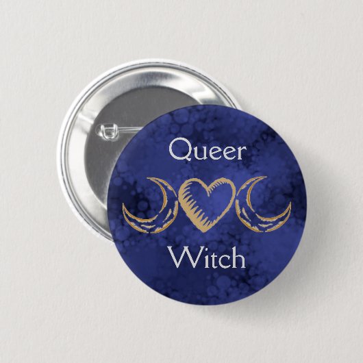 Queer Witch Ronde Button 5,7 Cm (Voorkant /achterkant)