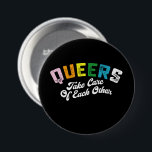 Queers zorgen voor elkaar LGBT Pride Gay Ronde Button 7,6 Cm<br><div class="desc">Queers zorgen voor elkaar LGBT Pride Gay Lesbisch</div>
