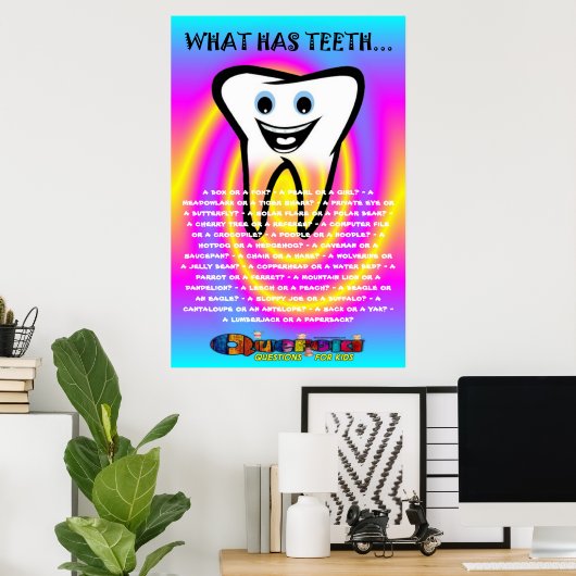 Quefoki Teeth Value Poster Paper (Matte) (Thuiskantoor)
