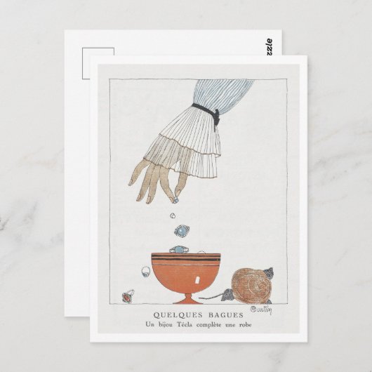 Quelques Bagues Charles Martin Mode Briefkaart (Voorkant / Achterkant)