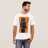 Quelstar Toys ElectroMan Tin Speelgoed Robot T-shirt (Voorkant volledig)