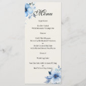 Quenceanera blue Menu (Voorkant)