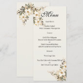 Quenceanera Magnolia Menu (Voorkant / Achterkant)