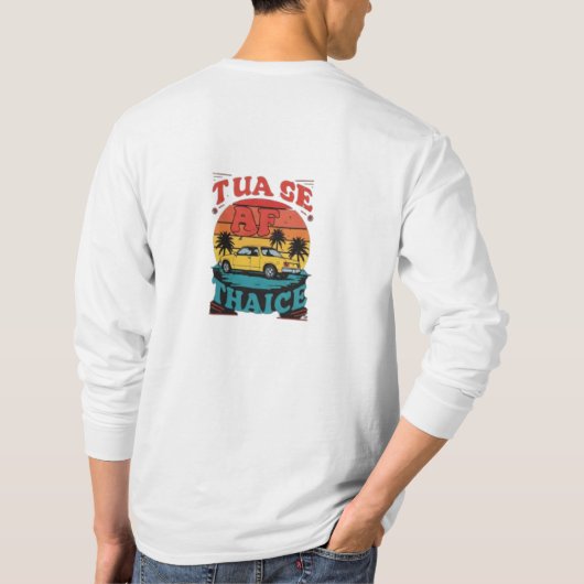 Quench the Quest - Levendig avontuur T-Shirt Desig (Achterkant)