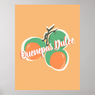 Quenepas Spaans gras Poster