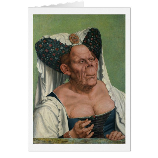 Quentin Massys - een groteske oude vrouw, 1515 (Voorkant)