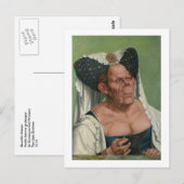 Quentin Massys - een groteske oude vrouw, 1515 Briefkaart (Voorkant / Achterkant)