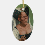 Quentin Massys - een groteske oude vrouw, 1515 Keramisch Ornament (Rechts)