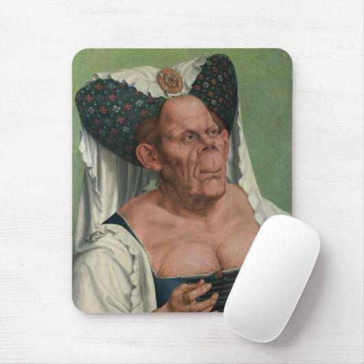 Quentin Massys, Ugly Duchess, ca. 1525 Muismat (Met muis)