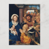 Quentin Matsys - De aanbidding door de Wijzen Briefkaart (Voorkant)