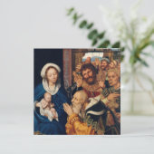 Quentin Matsys - de Adoratie Magi Bedankkaart (Staand voorkant)