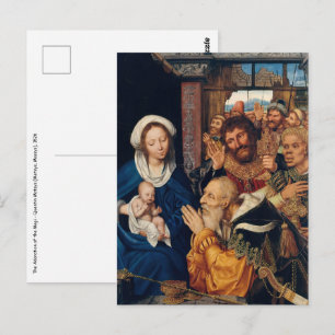 Quentin Matsys - de Adoratie Magi Briefkaart