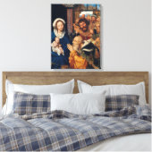 Quentin Matsys - de Adoratie Magi Canvas Afdruk (Insitu (Slaapkamer))