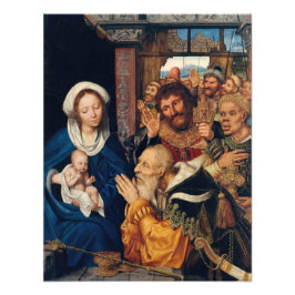 Quentin Matsys - de Adoratie Magi Foto Afdruk