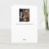 Quentin Matsys - de Adoratie Magi Kaart (Achterkant)