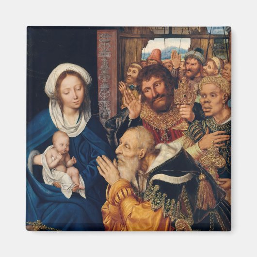 Quentin Matsys - de Adoratie Magi Magneet (Voorkant)