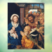Quentin Matsys - de Adoratie Magi Raamsticker (Vel 3)