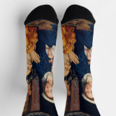 Quentin Matsys - de Adoratie Magi Sokken (Top)