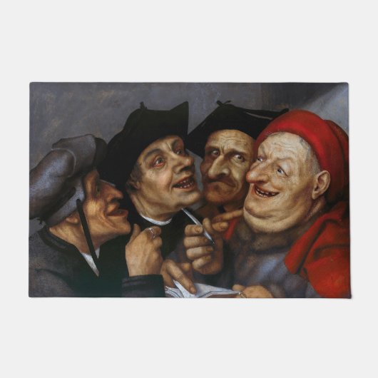 Quentin Matsys - de koopovereenkomst Deurmat (Voorkant)