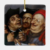 Quentin Matsys - de koopovereenkomst Keramisch Ornament (Achterkant)