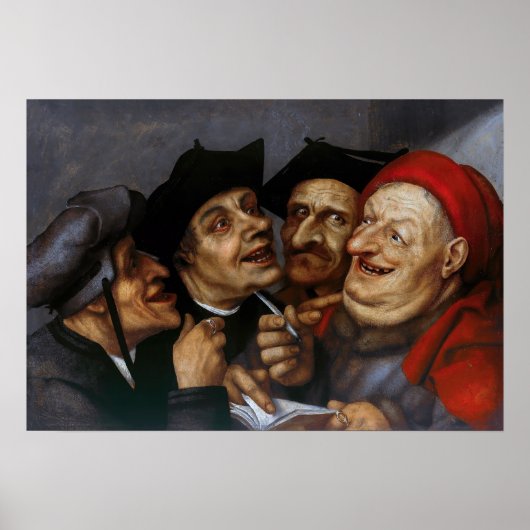 Quentin Matsys - de koopovereenkomst Poster (Voorkant)