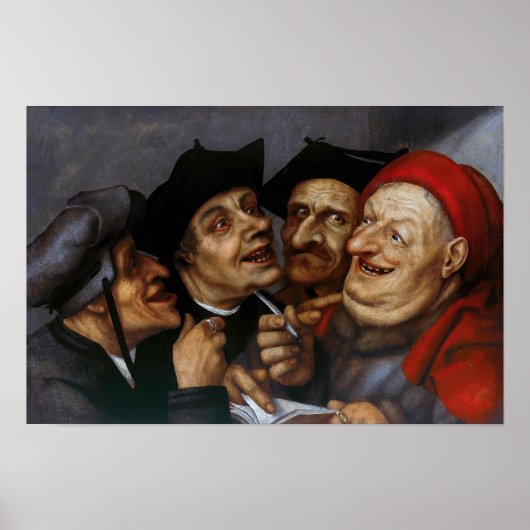 Quentin Matsys - De Koopovereenkomst Poster (Voorkant)