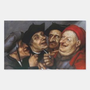Quentin Matsys - de koopovereenkomst Rechthoekige Sticker