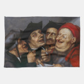 Quentin Matsys - de koopovereenkomst Theedoek (Horizontaal)