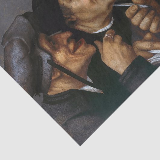 Quentin Matsys - de koopovereenkomst Tissuepapier (Detail)