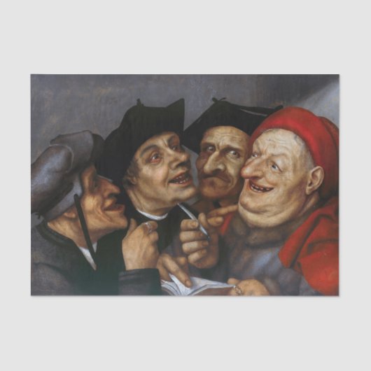 Quentin Matsys - de koopovereenkomst Tissuepapier (Voorkant)