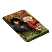 Quentin Matsys - de Moneylender en zijn vrouw Magneet (Rechterzijde)