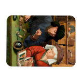Quentin Matsys - de Moneylender en zijn vrouw Magneet (Horizontaal)