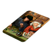 Quentin Matsys - de Moneylender en zijn vrouw Magneet (Linkerzijde)