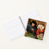 Quentin Matsys - de Moneylender en zijn vrouw Notitieboek (Binnen)