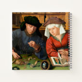 Quentin Matsys - de Moneylender en zijn vrouw Notitieboek (Achterkant)