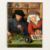 Quentin Matsys - de Moneylender en zijn vrouw Planner (Voorkant)