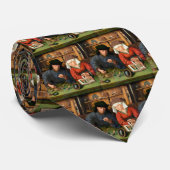 Quentin Matsys - de Moneylender en zijn vrouw Stropdas (Opgerold)