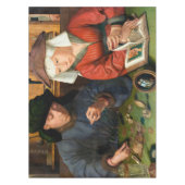 Quentin Matsys - de Moneylender en zijn vrouw Tafelkleed (Voorkant)