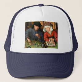 Quentin Matsys - de Moneylender en zijn vrouw Trucker Pet