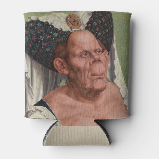 Quentin Matsys - een groteske oude vrouw Blikjeskoeler (Voorkant)