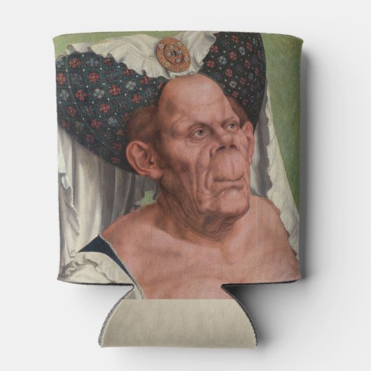 Quentin Matsys - een groteske oude vrouw Blikjeskoeler (Achterkant)