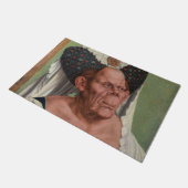 Quentin Matsys - een groteske oude vrouw Deurmat (Schuin)