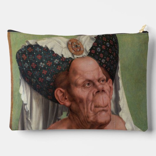 Quentin Matsys - een groteske oude vrouw Etui (Achterkant)