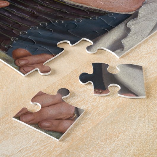 Quentin Matsys - een groteske oude vrouw Legpuzzel (Zijkant)