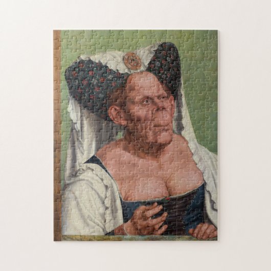 Quentin Matsys - een groteske oude vrouw Legpuzzel (Verticaal)