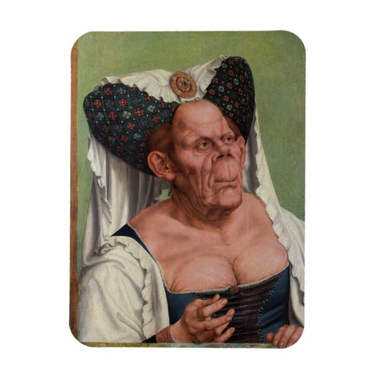Quentin Matsys - een groteske oude vrouw Magneet (Verticaal)