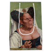 Quentin Matsys - een groteske oude vrouw Medium Cadeauzakje (Achterkant)