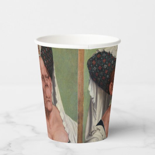 Quentin Matsys - een groteske oude vrouw Papieren Bekers (Rechts)