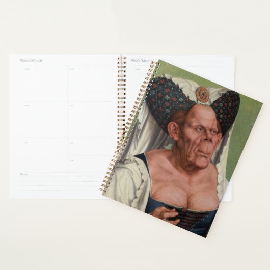 Quentin Matsys - een groteske oude vrouw Planner (Display)