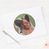 Quentin Matsys - een groteske oude vrouw Ronde Sticker (Envelop)
